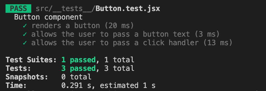 Build a button using test driven development