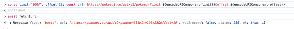 How to pass query params to a GET request with fetch